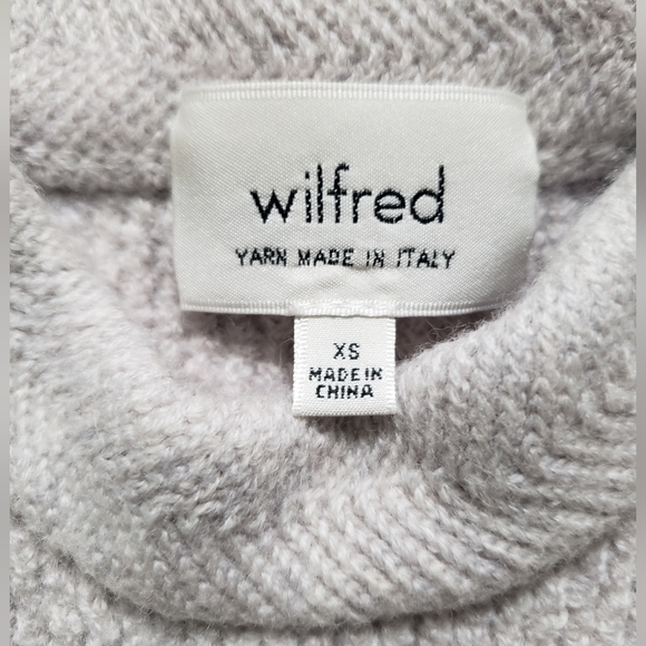 Wilfred Aritzia Palmier Sleeveless Sweater Size XS Light Grey - Picture 5 of 6